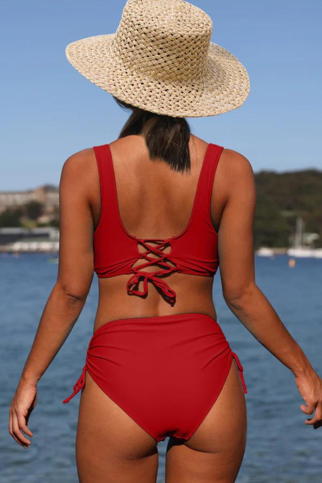 Sport-Bikiniset Frauen Einfach Modisch