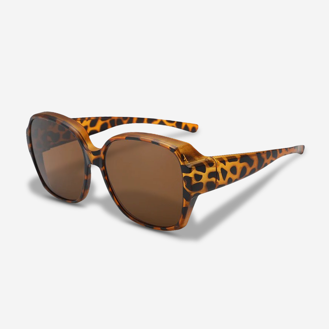 Brille mit integrierter Sonnenbrille Clip-On