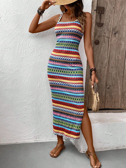 Boho Strandkleid Ibiza Stil Sommerkleid