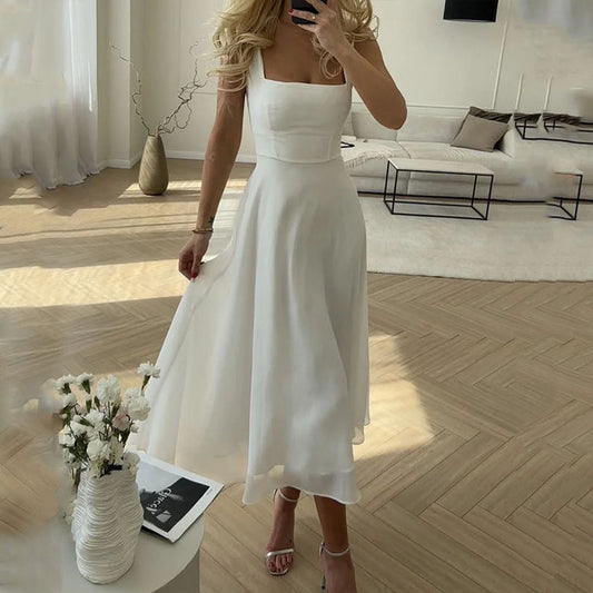 EleganceWear™ – Damen Abendkleid Ärmellos mit Zeitloser Eleganz-1