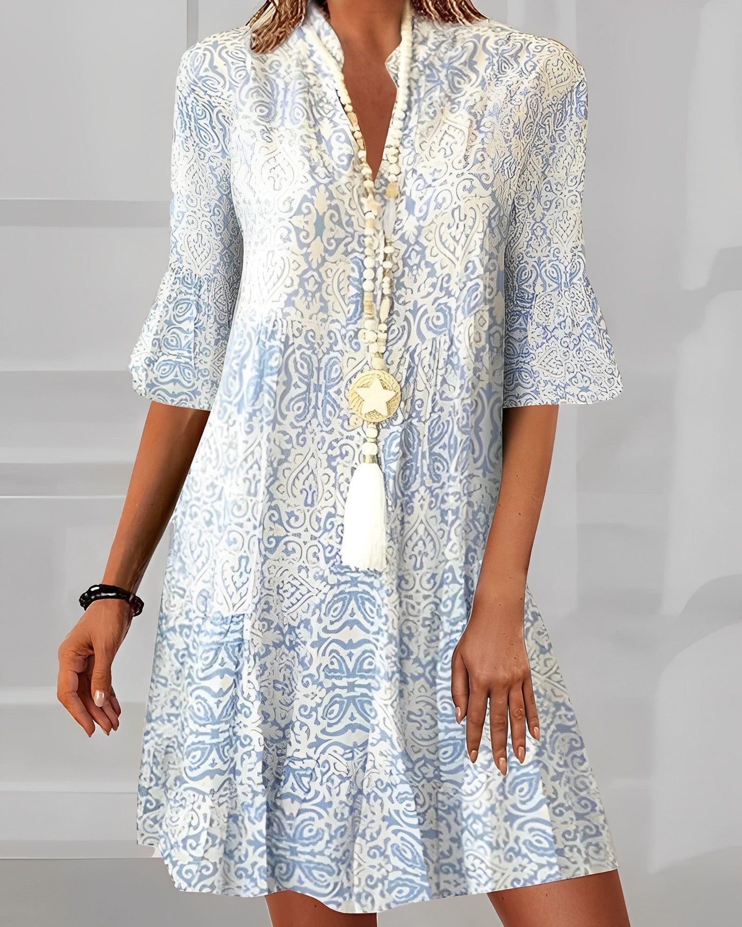 Zanda™ – Damen Kleid aus Baumwolle & Leinen für Eleganten Komfort-5
