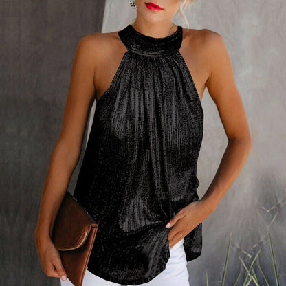 ChicStyle™ – Damen Neckholder Top Elegante Passform für Vielseitige Anlässe 1