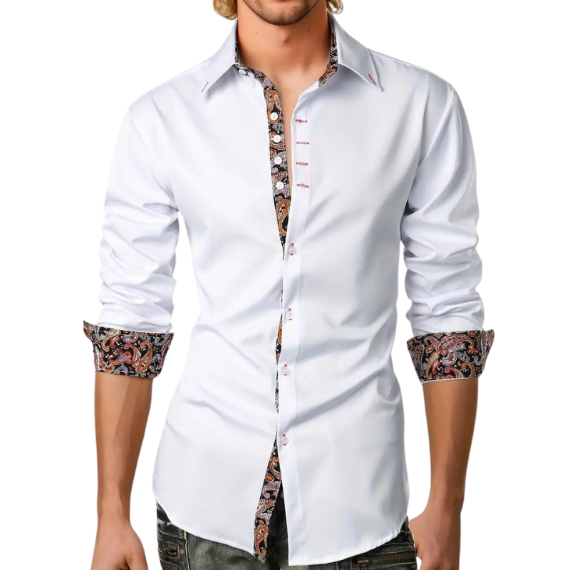Herren Hemd Elegant Festlich Modern - Elarova