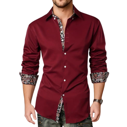 Herren Hemd Elegant Festlich Modern