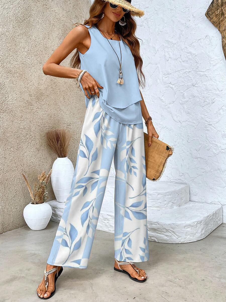 ChicStyle™ – Damen Anzug Set mit Ärmellosem Top und Bequemer Hose 2