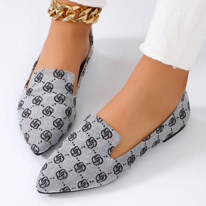 RoseFlair™ – Damen Flats mit Blumenmuster Bequem & Atmungsaktiv 1