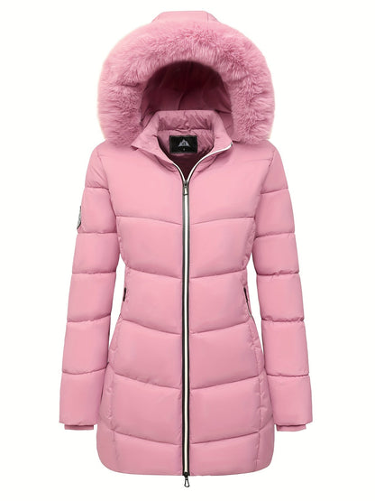 Winterjacke Damen Gepuffert Warm Isoliert