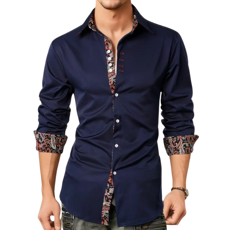 Herren Hemd Elegant Festlich Modern
