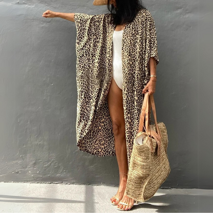 Strandbluse Boho Stil Kimono Ärmel Sommerbluse