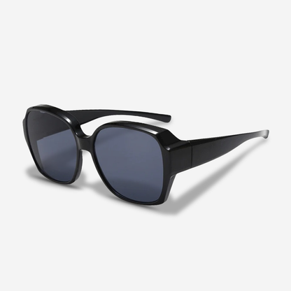 Brille mit integrierter Sonnenbrille Clip-On