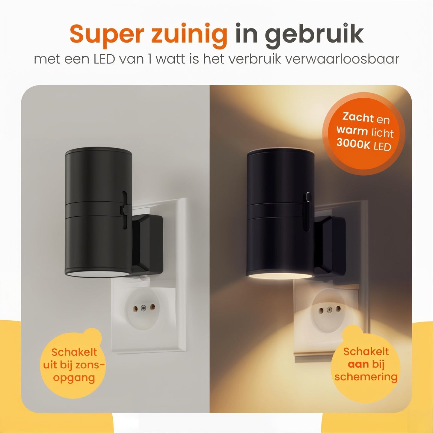 Dimmbares Nachtlicht LuxeGlow Modern Elegante Beleuchtung
