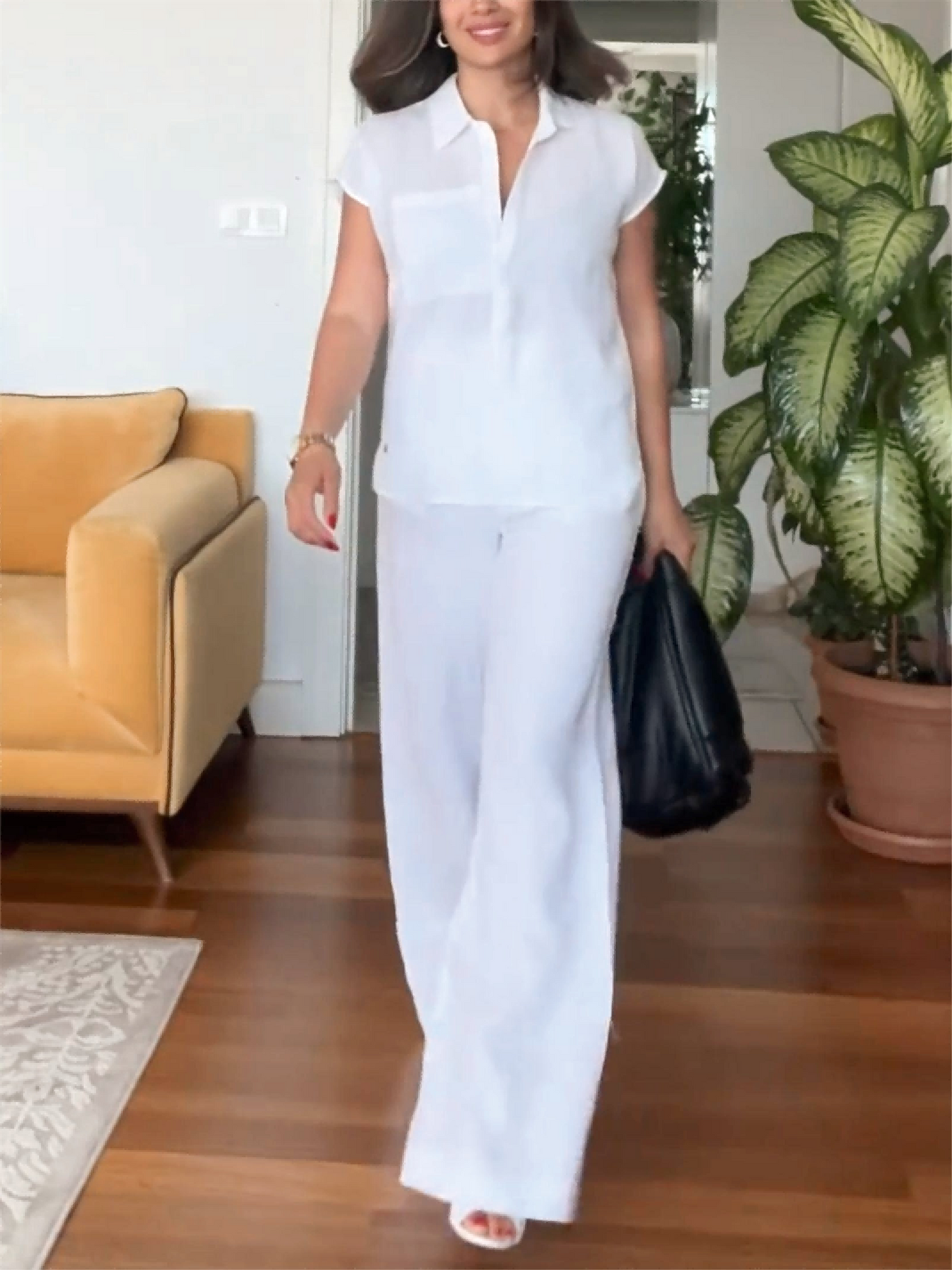 Damen Set Zweiteilig Sommerlich Elegant Romée - Elarova