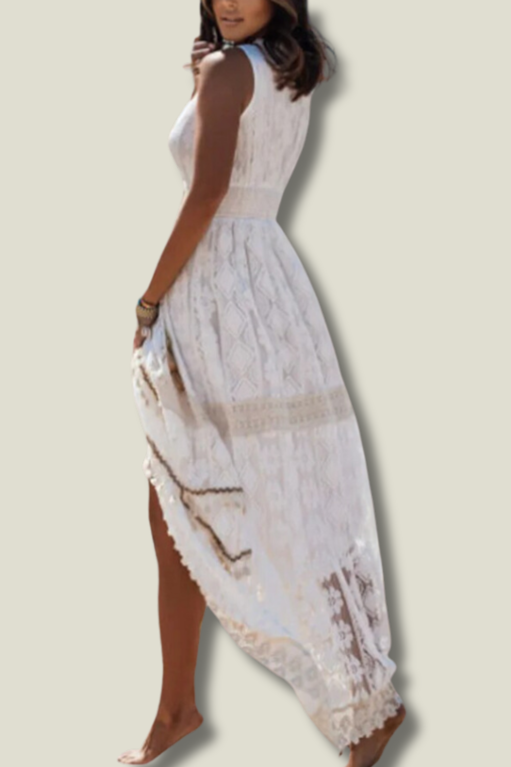 Boho Maxi Kleid Lang Luna Frauen
