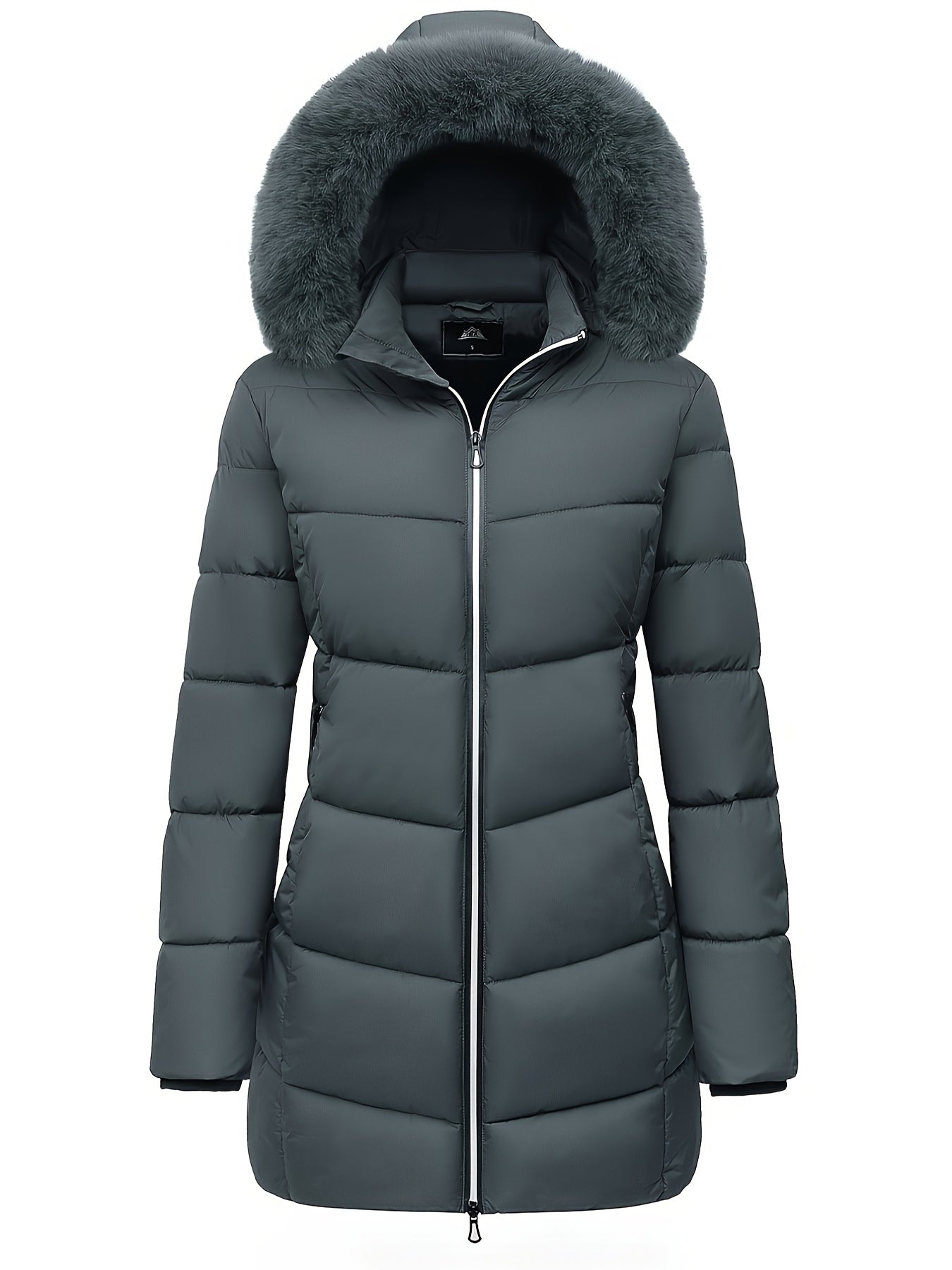 Winterjacke Damen Gepuffert Warm Isoliert