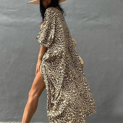 Strandbluse Boho Stil Kimono Ärmel Sommerbluse