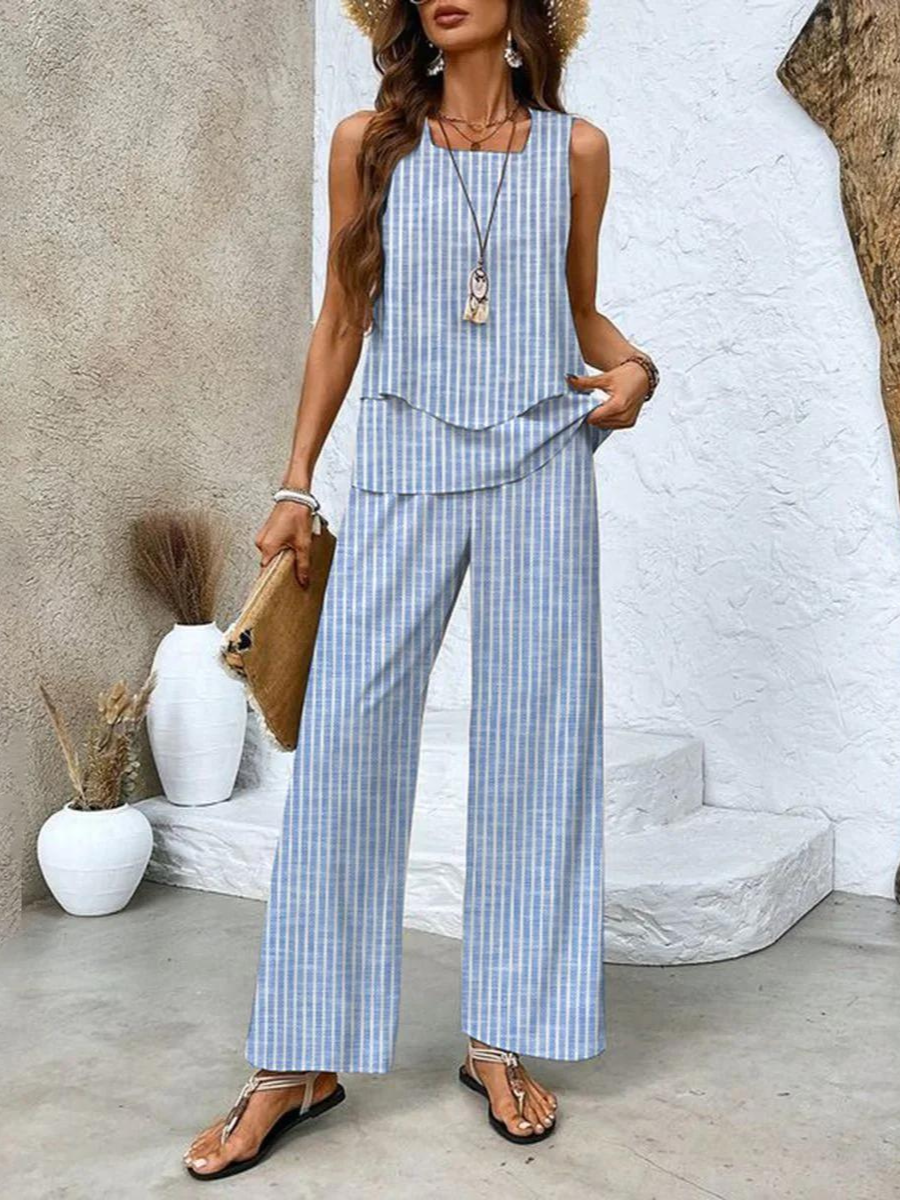 ChicStyle™ – Damen Anzug Set mit Ärmellosem Top und Bequemer Hose 6