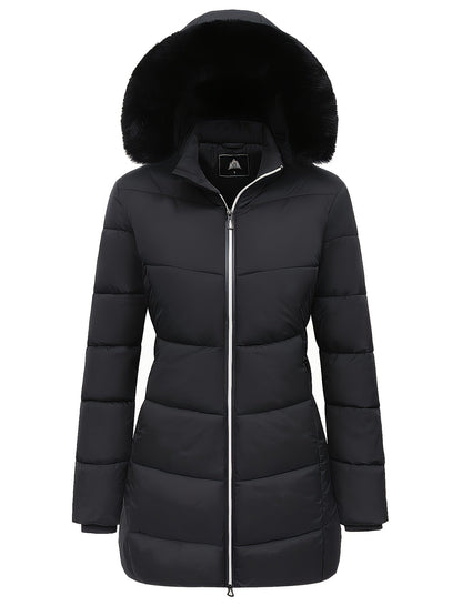 Winterjacke Damen Gepuffert Warm Isoliert