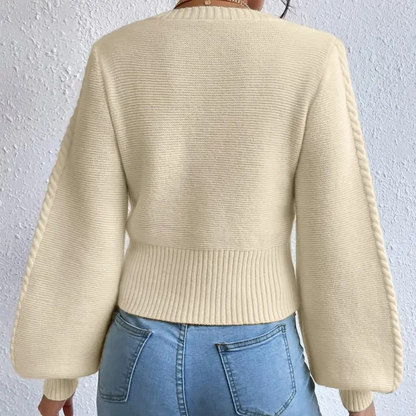 Damenpullover Strick Sienna Quadratausschnitt