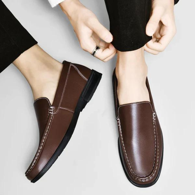 Lederslipper Italienisch Echtes Leder Emilio