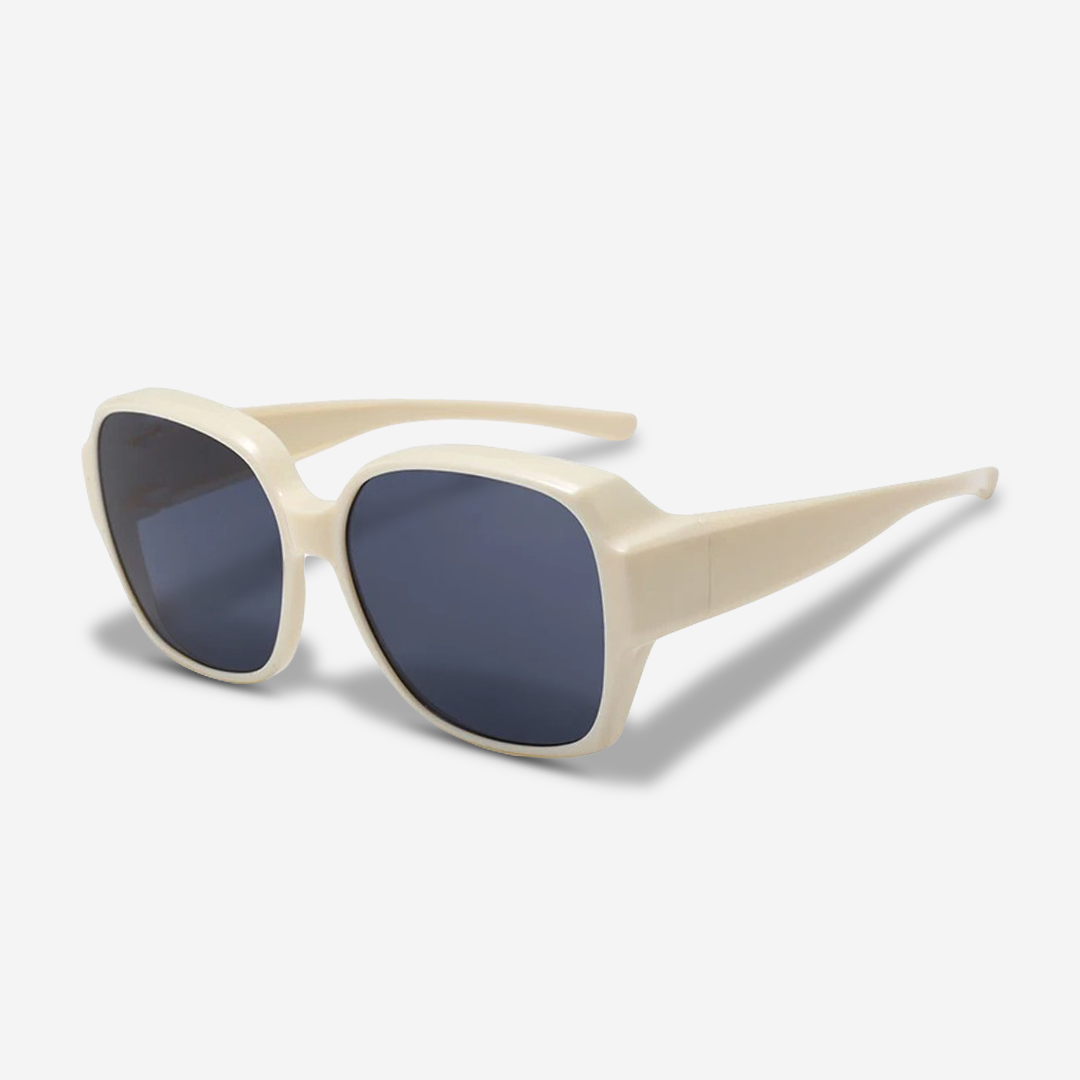 Brille mit integrierter Sonnenbrille Clip-On