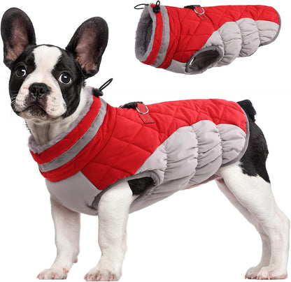 Wasserdichte Hundejacke Winter Reflektierend mit Fleece - Elarova
