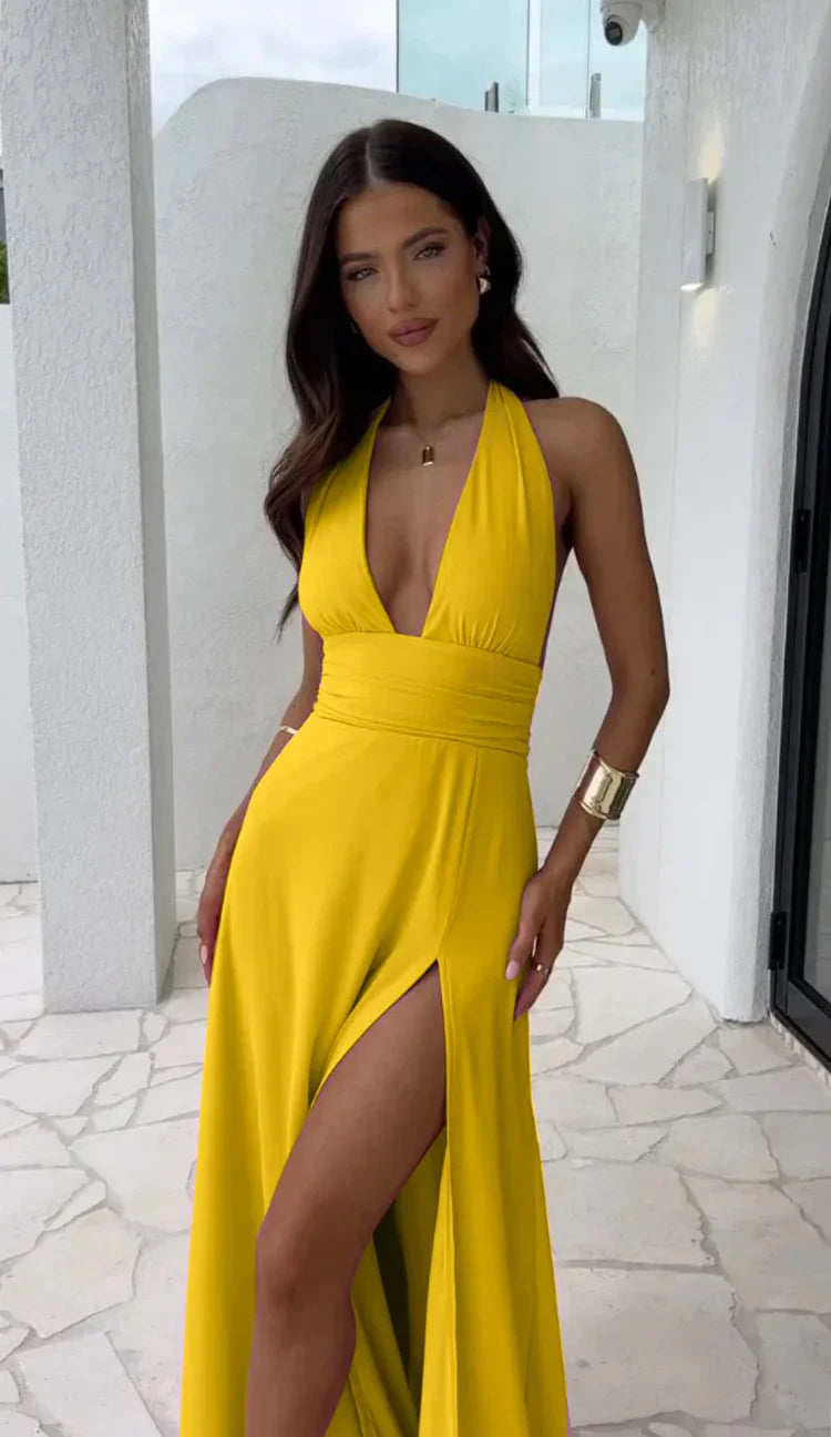 Madison™ – Damen Kleid mit Tiefem V-Ausschnitt Leicht und Vielseitig