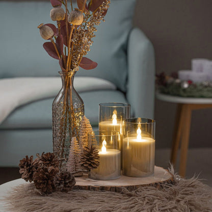 LED Kerzen-Set mit Fernbedienung Elegante Atmosphäre