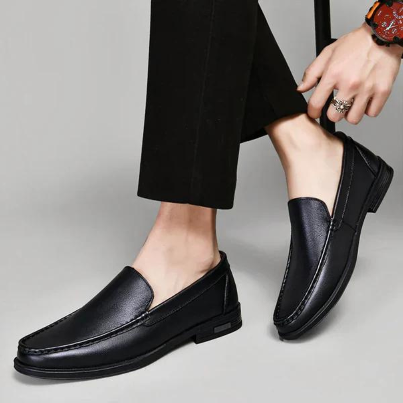 Lederslipper Italienisch Echtes Leder Emilio