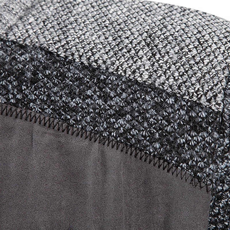 Wollweste Herren Reißverschluss Pullover Warm