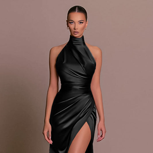 VeraLuxe™ – Kleid Damen Hochzeitsgast Ärmellos mit Eleganter Passform