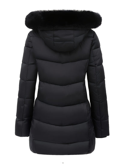 Winterjacke Damen Gepuffert Warm Isoliert