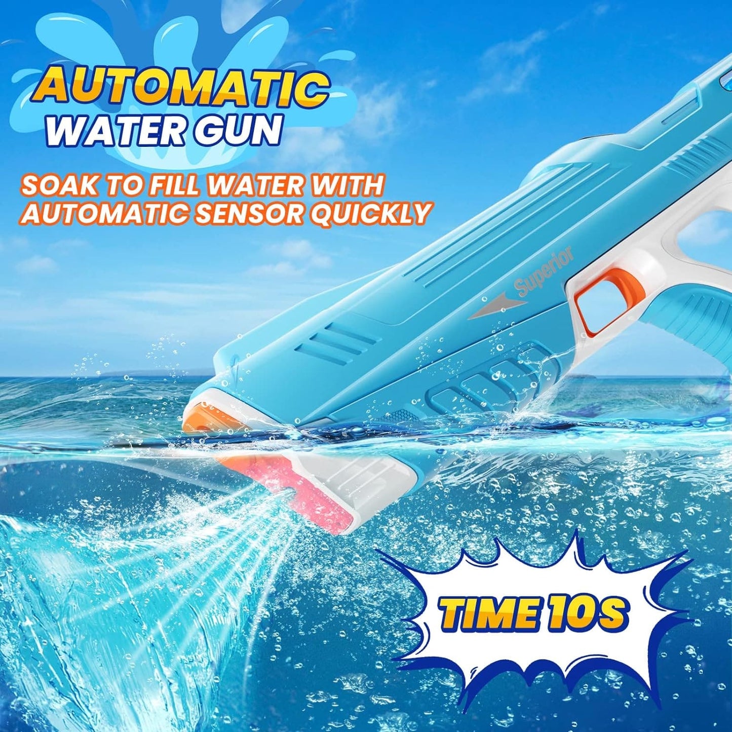 Wasserblaster Hochleistungs Kanone Sommer Spaß