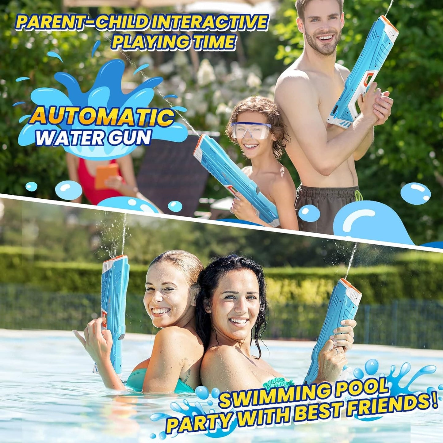 Wasserblaster Hochleistungs Kanone Sommer Spaß