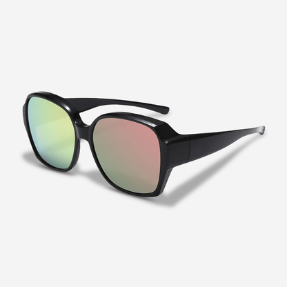 Brille mit integrierter Sonnenbrille Clip-On