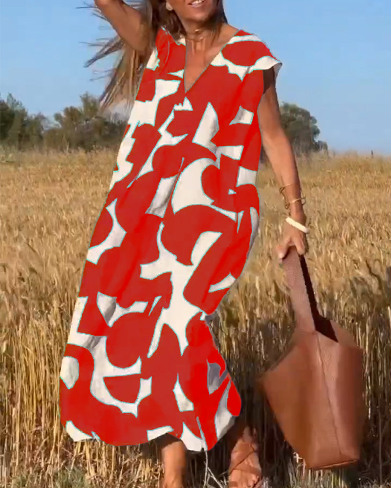 Variant image for Camillechic™ – Damen Kleid Hochzeitsgast Mit Elegantem V-Ausschnitt & Atmungsaktivem Stoff-19