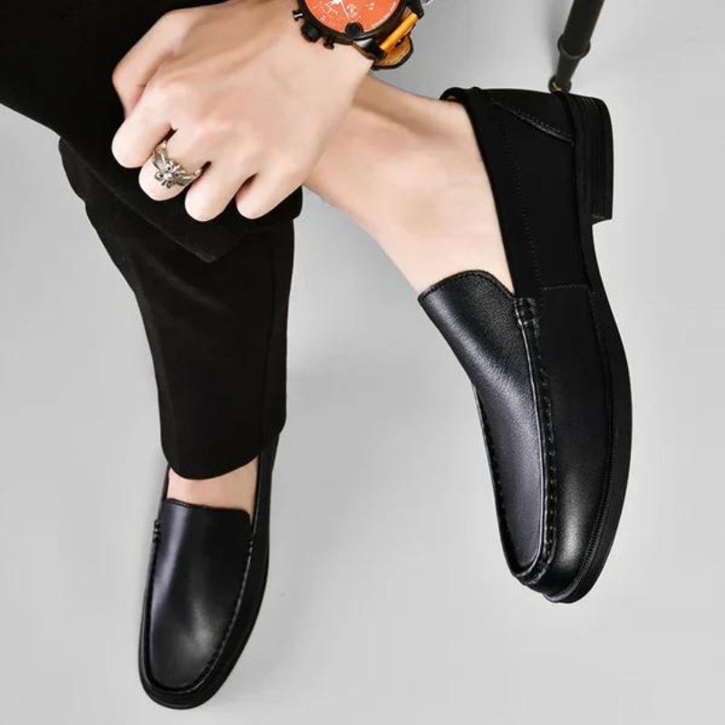 Lederslipper Italienisch Echtes Leder Emilio
