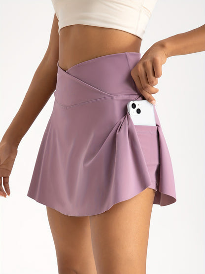 ActiveCharm™ – Eleganter Damen Sportrock mit integrierten Shorts