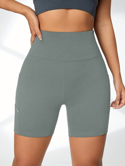 ActiveFlex™ – Damen Sport Shorts mit hoher Taille und praktischen Taschen