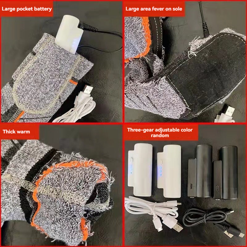 Adjustable Temperature Heating Socks For Men And Women