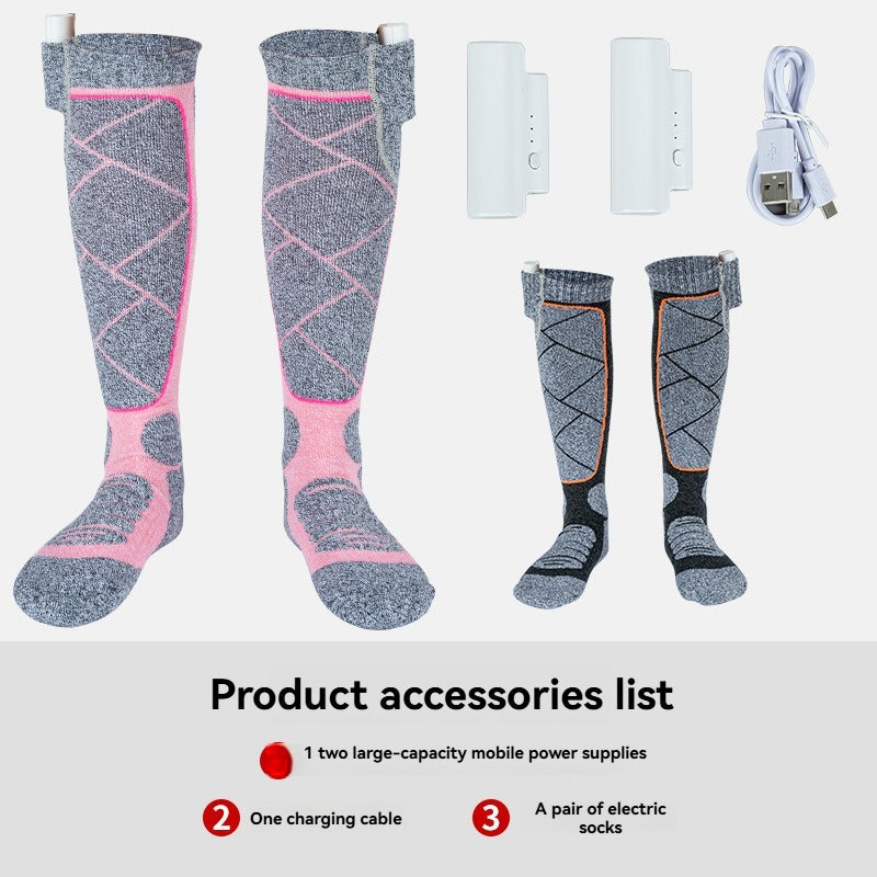 Adjustable Temperature Heating Socks For Men And Women