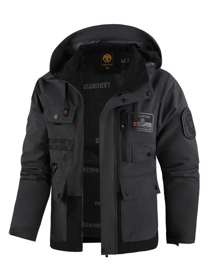 AeroShield™ – Moderne Herren Übergangsjacke mit Kapuze