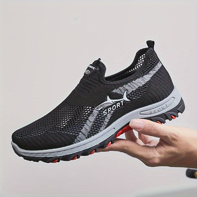 AeroStride™ – Herren Slip-On Sneaker mit Atmungsaktivem Mesh