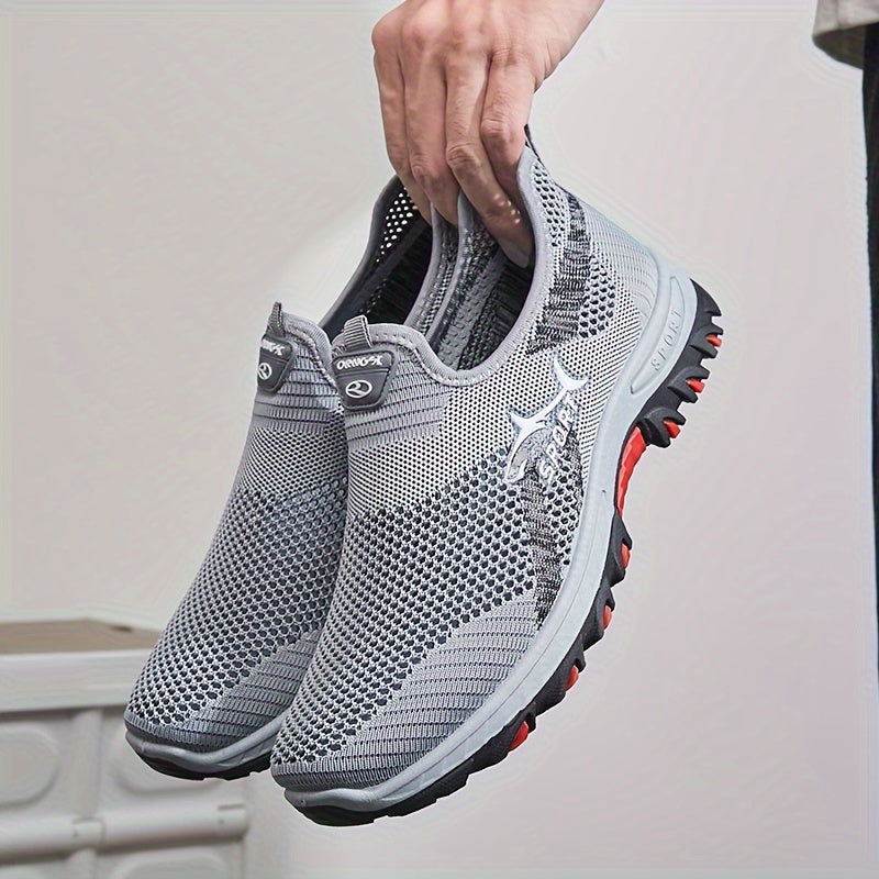 AeroStride™ – Herren Slip-On Sneaker mit Atmungsaktivem Mesh