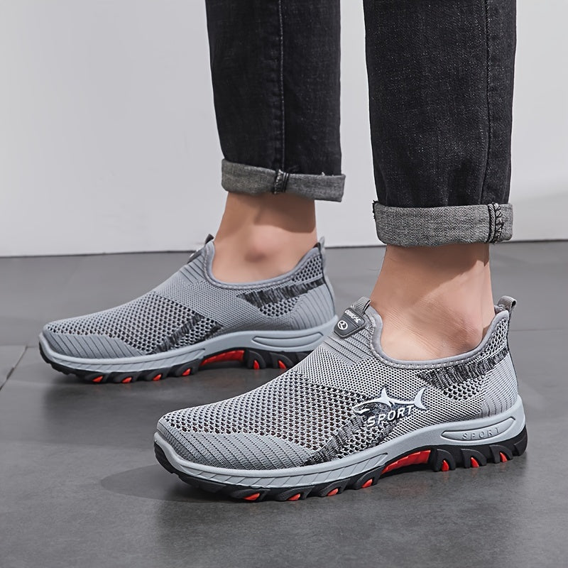AeroStride™ – Herren Slip-On Sneaker mit Atmungsaktivem Mesh