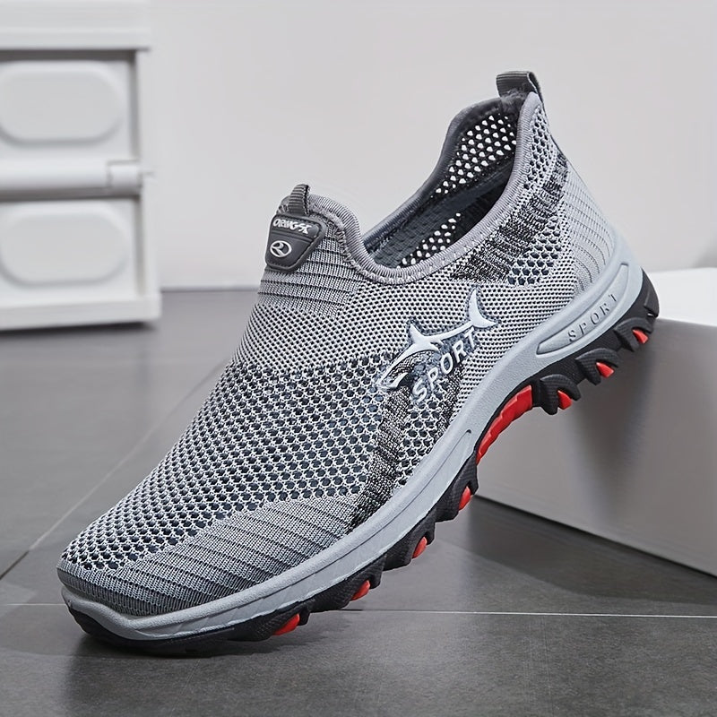 AeroStride™ – Herren Slip-On Sneaker mit Atmungsaktivem Mesh