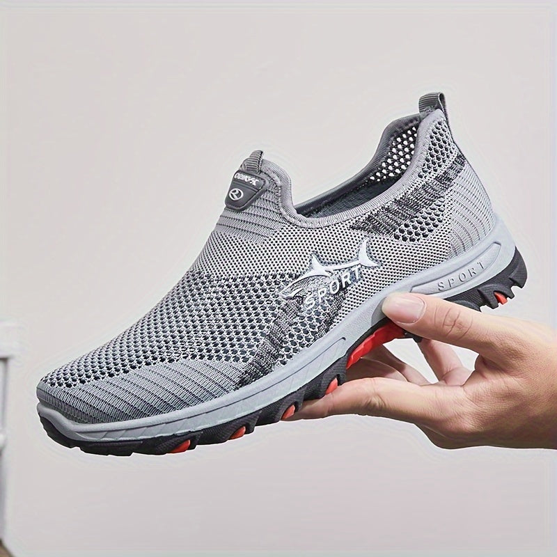 AeroStride™ – Herren Slip-On Sneaker mit Atmungsaktivem Mesh