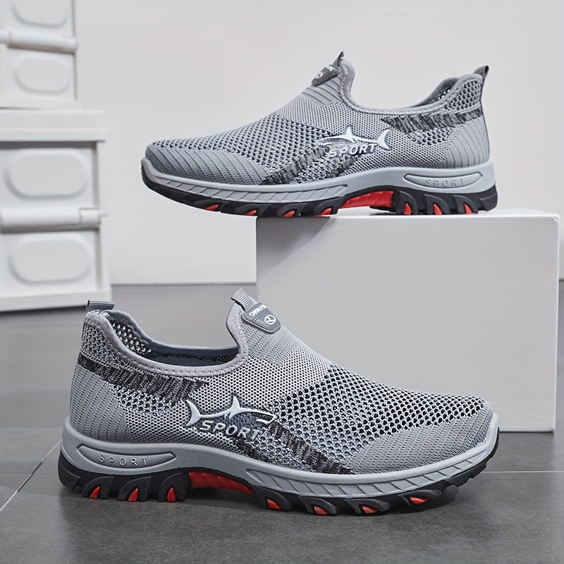 AeroStride™ – Herren Slip-On Sneaker mit Atmungsaktivem Mesh