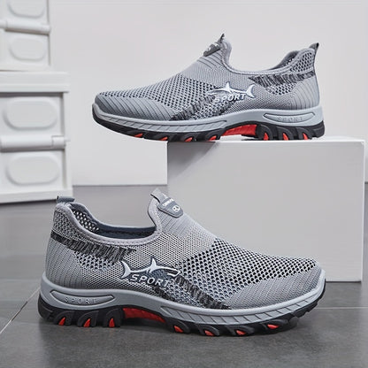 AeroStride™ – Herren Slip-On Sneaker mit Atmungsaktivem Mesh