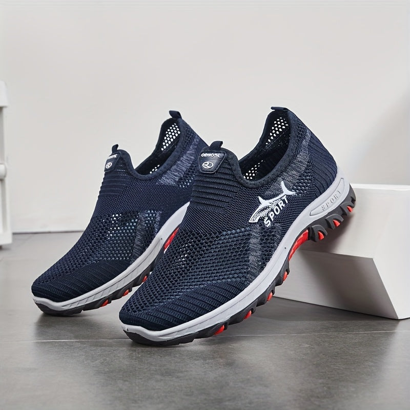 AeroStride™ – Herren Slip-On Sneaker mit Atmungsaktivem Mesh