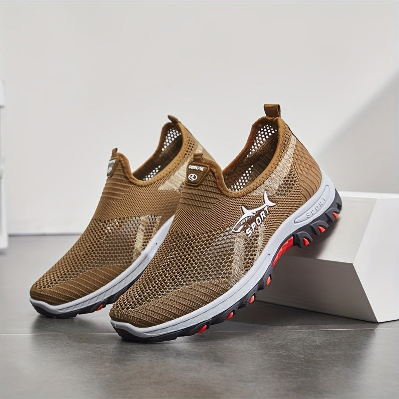 AeroStride™ – Herren Slip-On Sneaker mit Atmungsaktivem Mesh